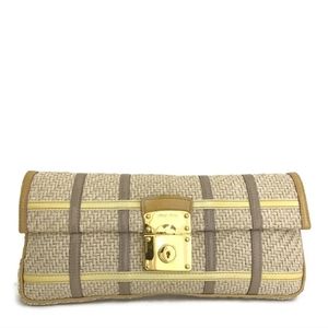 MIU MIU MultiColor Straw/Leather Clutch Bag. Watch Video!!